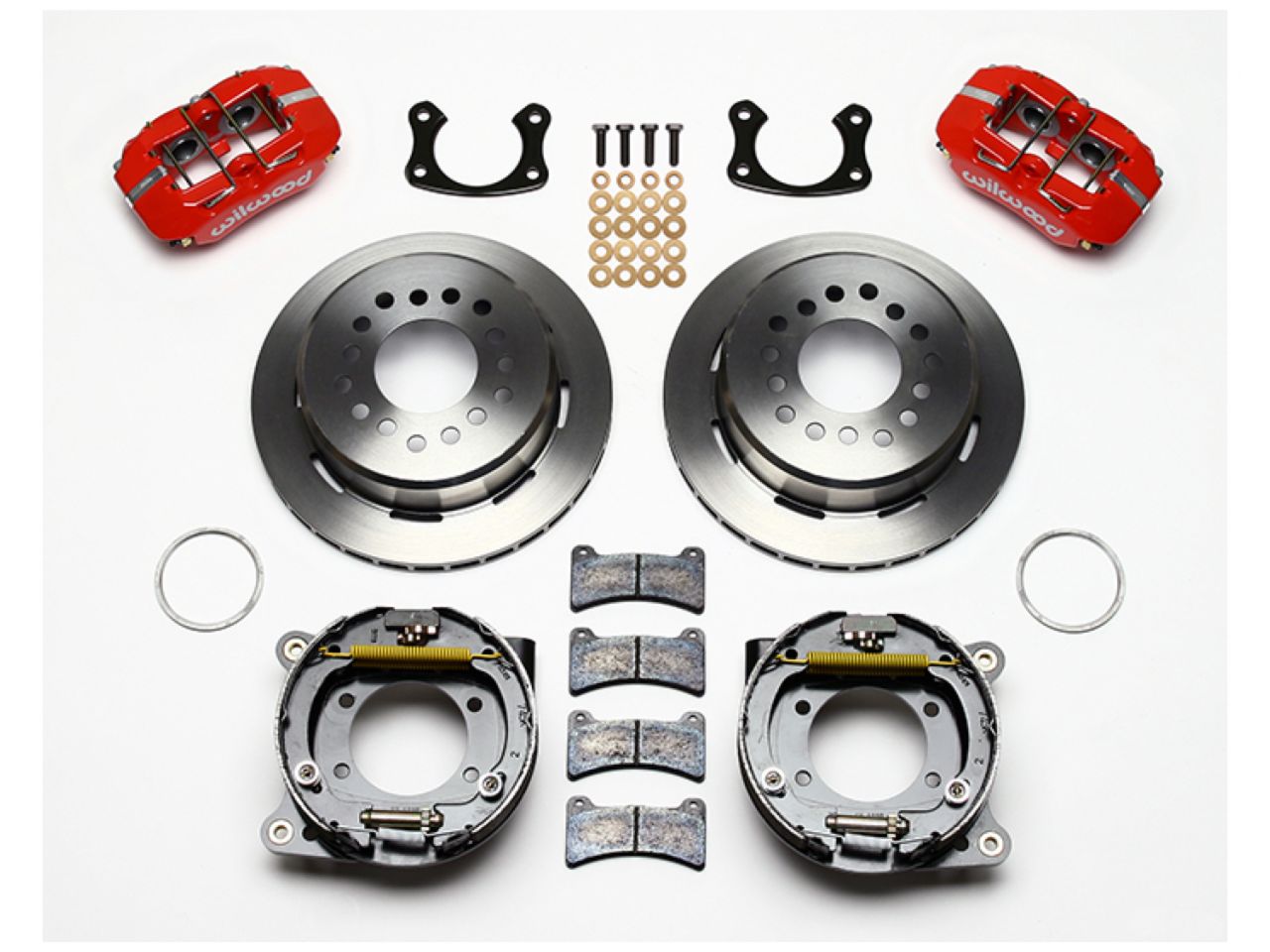 Wilwood FDP-LP 11.00" P-Brake Kit - Red, New Big Ford 2.36" Offset