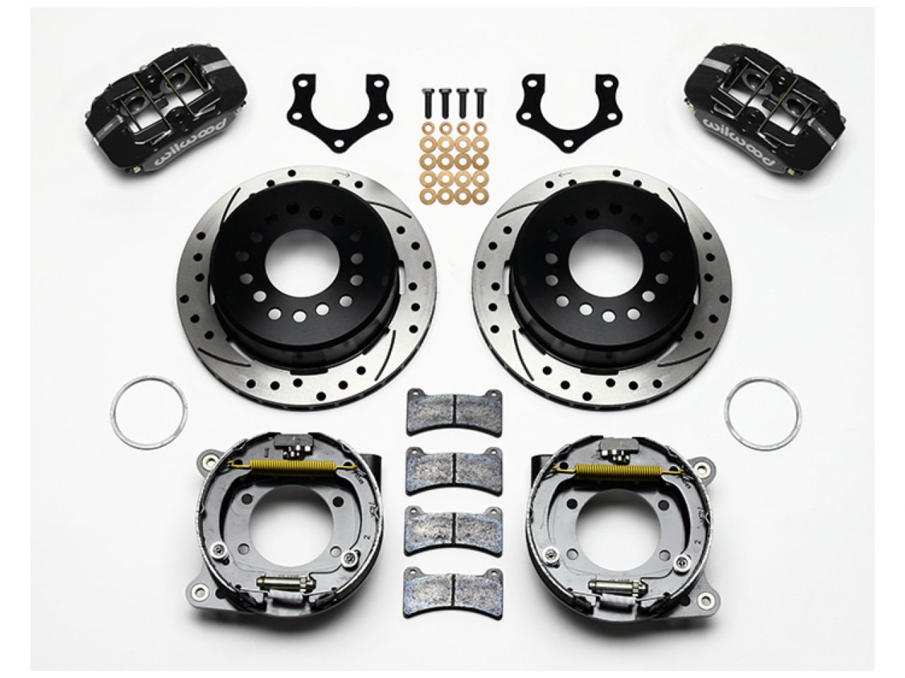 Wilwood FDP-LP 11.00" P-Brake Kit, Drilled, Mopar/Dana 2.36" Off, w/Snap Ring