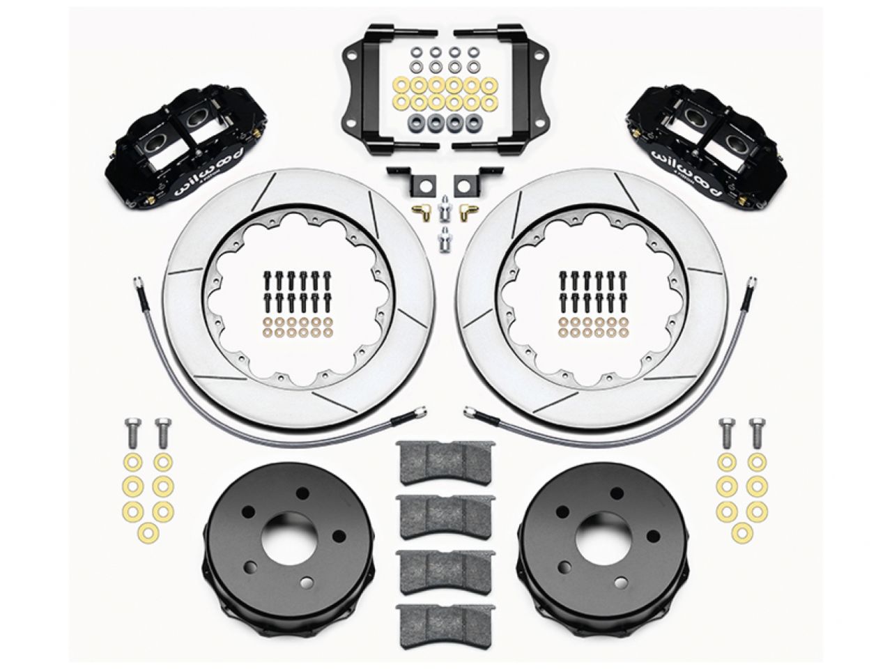 Wilwood FNSL4R Rear Kit, 14.00", 2007-up Jeep JK w/Lines