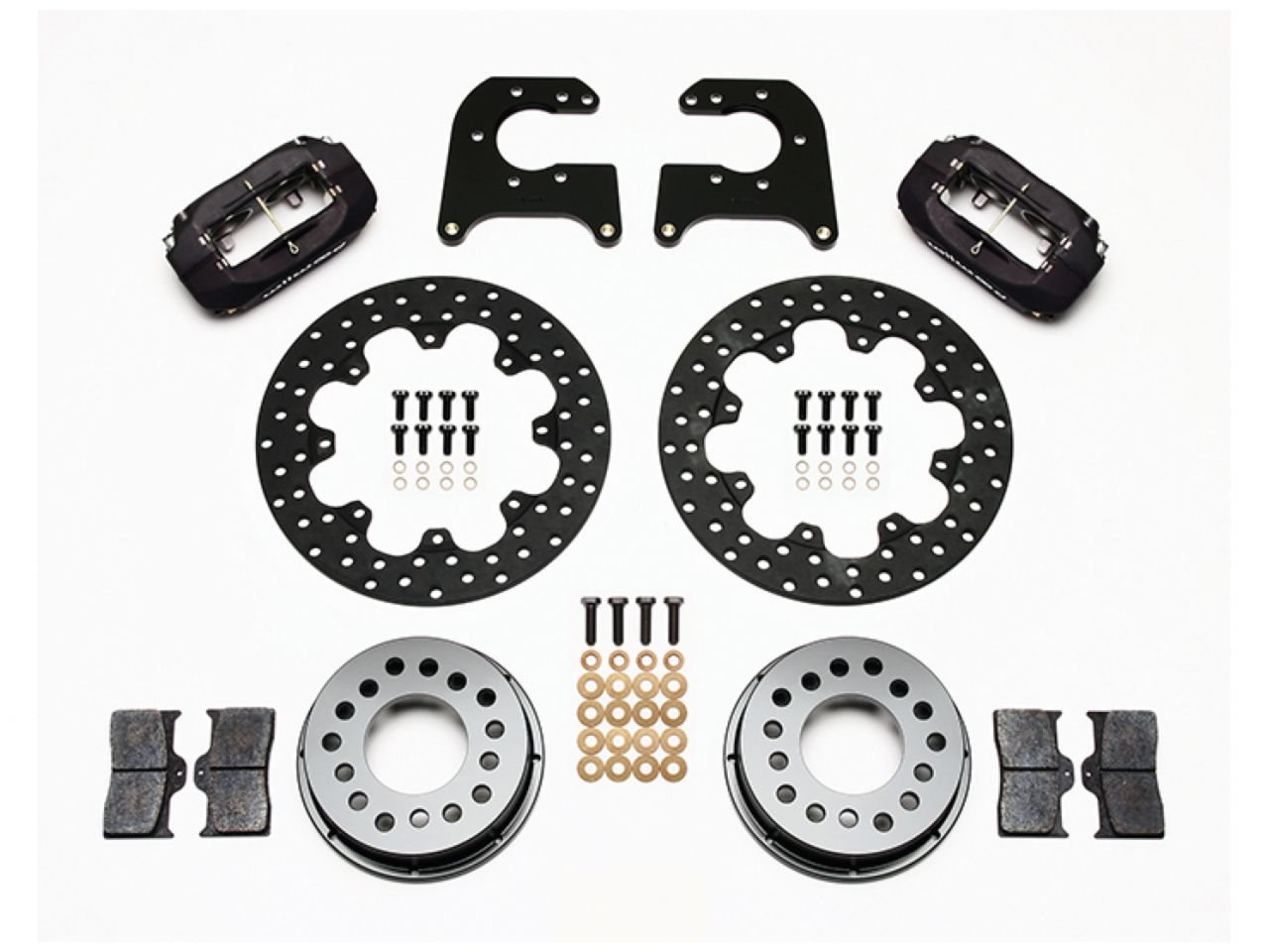 Wilwood FDL Rear Drag Kit, Drilled Rotor, Mopar-Dana 2.36" Offset