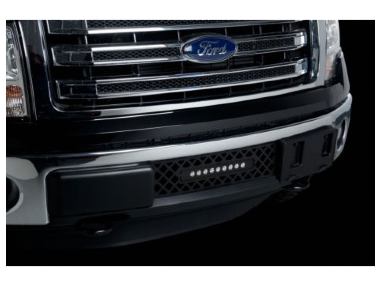 Putco 2011-2014, Ford F150 - EcoBoost Grille - Black Stainless Steel Diamond