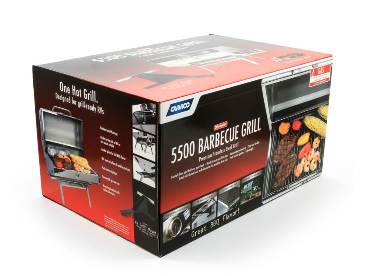 Camco Olympian 5500 - Stainless Steel RV Grill (Canada Only)