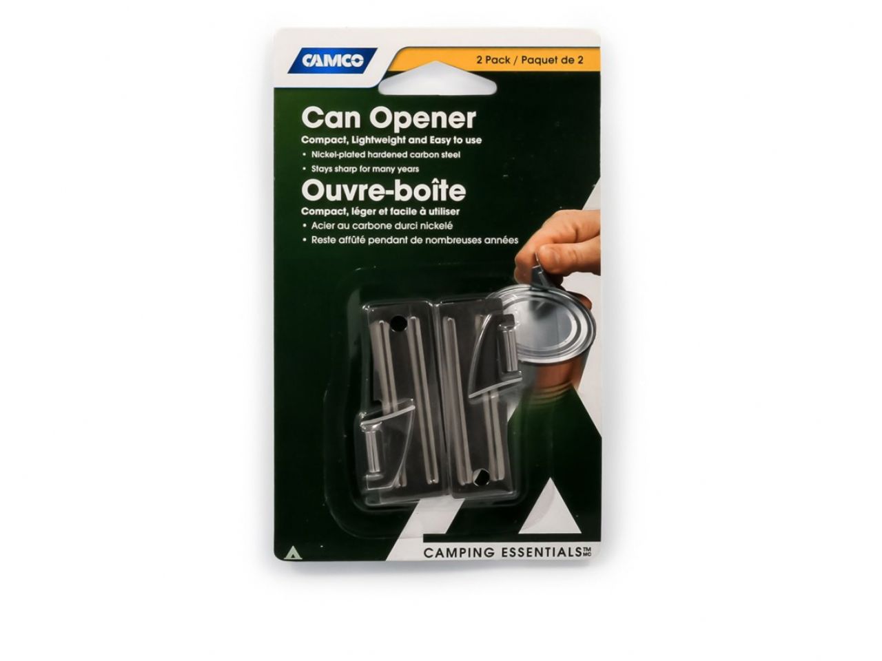 Camco Can Opener - 2 pack Bilingual