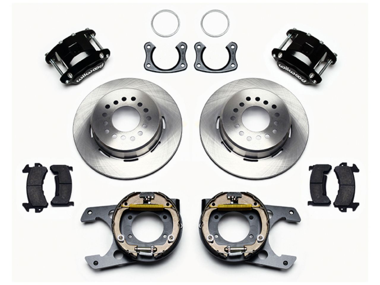 Wilwood D154 P/S Park Brake Kit, New Big Ford 2.50" Offset