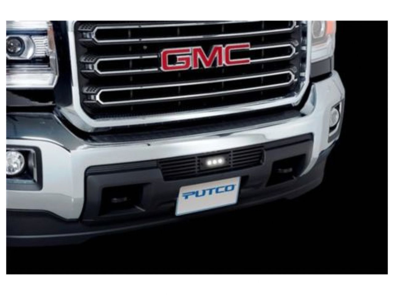 Putco 2015-2017, GMC Sierra HD - Stainless Steel - Black Bar Design Bumper