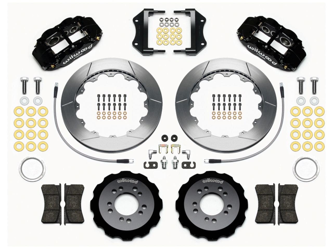 Wilwood FNSL6R Front Hat Kit, 12.88", 2013-Up Ford Focus ST w/ Lines