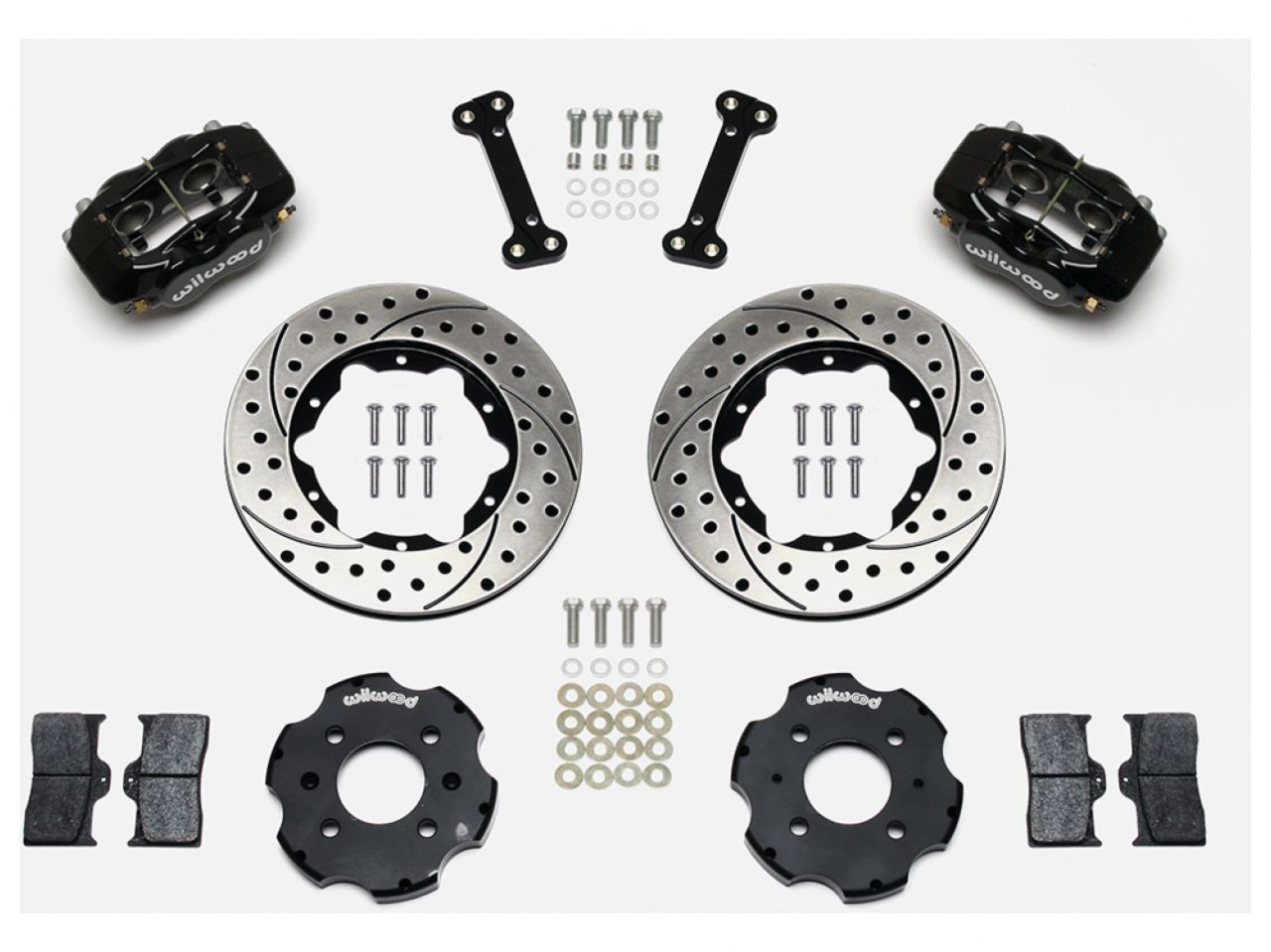 Wilwood FDL Front Hat Kit, 11.00", Drilled, Integra/Civic w/Fac.240mm Rtr