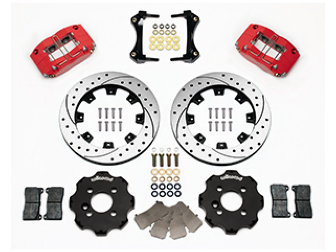 Wilwood DPR Front Kit, 12.19", Drilled, Red, Mini Cooper