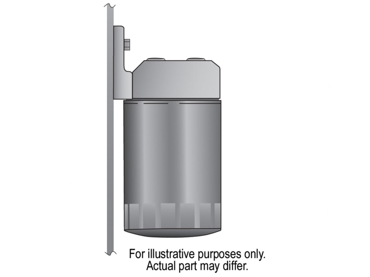 Derale Premium Ports-Up Filter Mount (3/4-16)