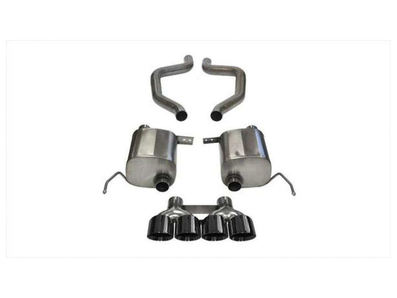 Corsa Performance 2015 Corvette Z06 2.75in Axle Back Exhaust Polished Dual Rear