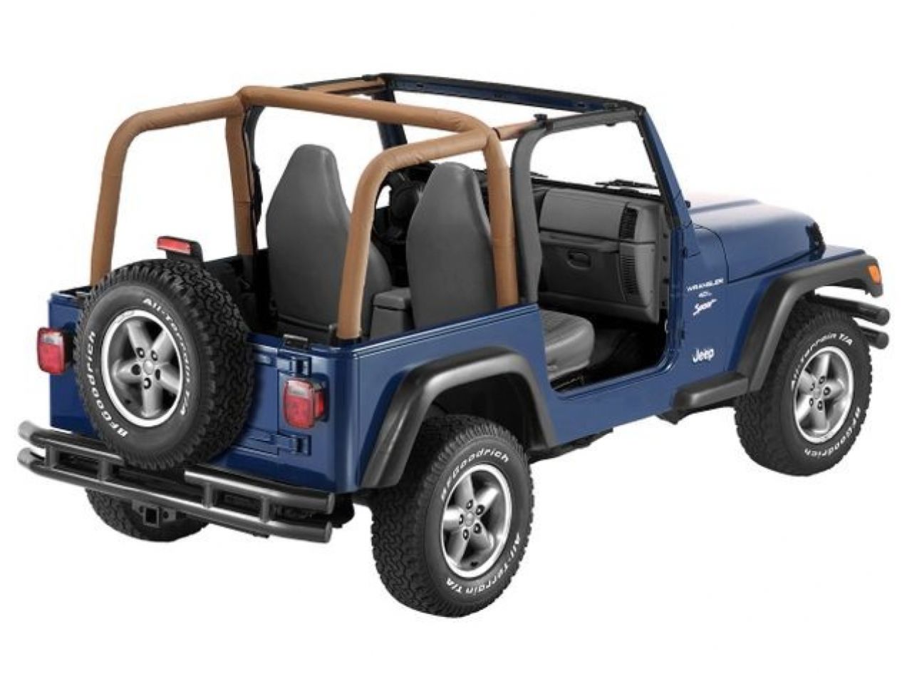 Bestop Jeep 97-02 Wrangler;Black Denim,Set