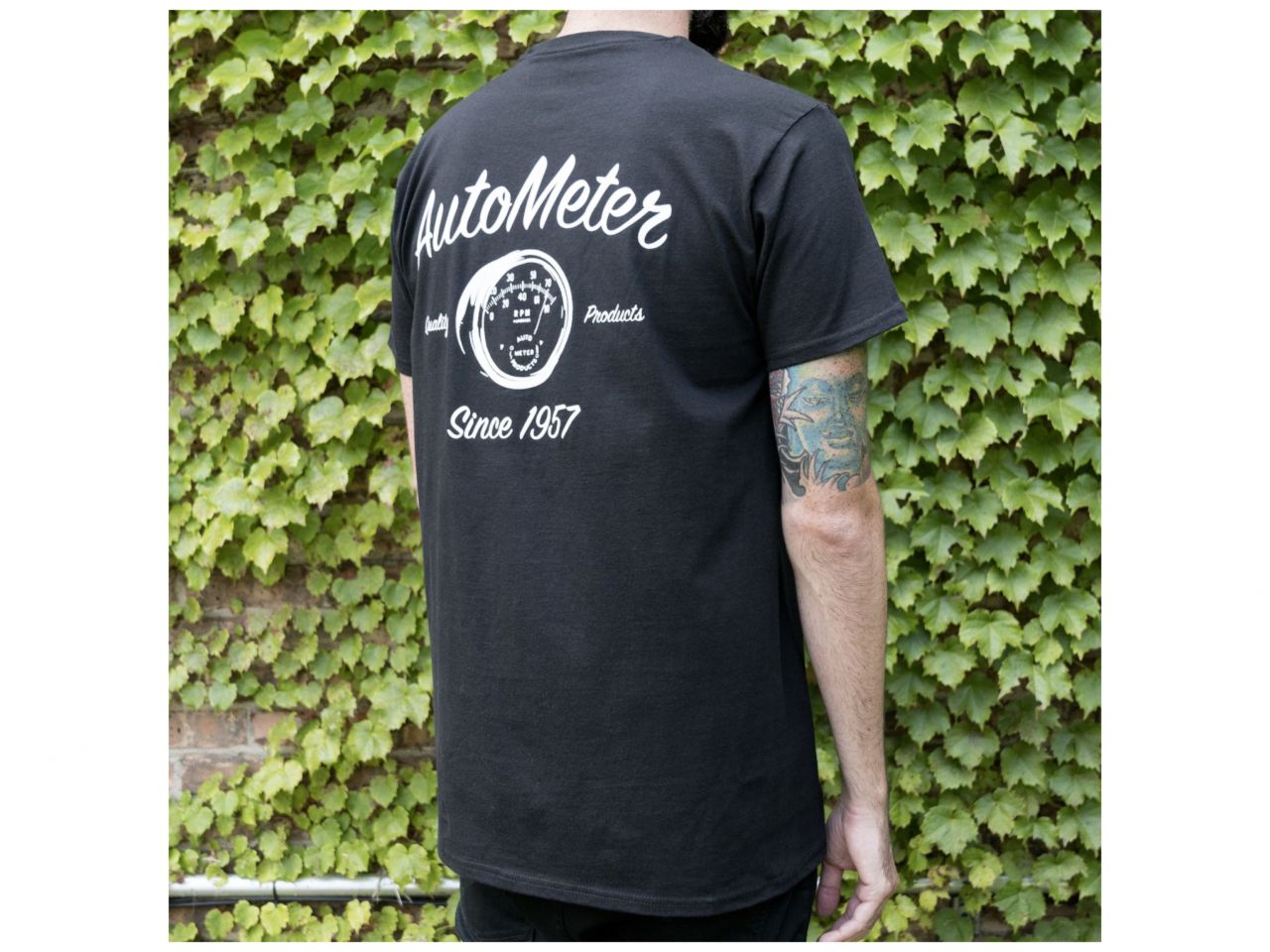 Autometer T-Shirt,Adult XLarge,Black,'Vintage'