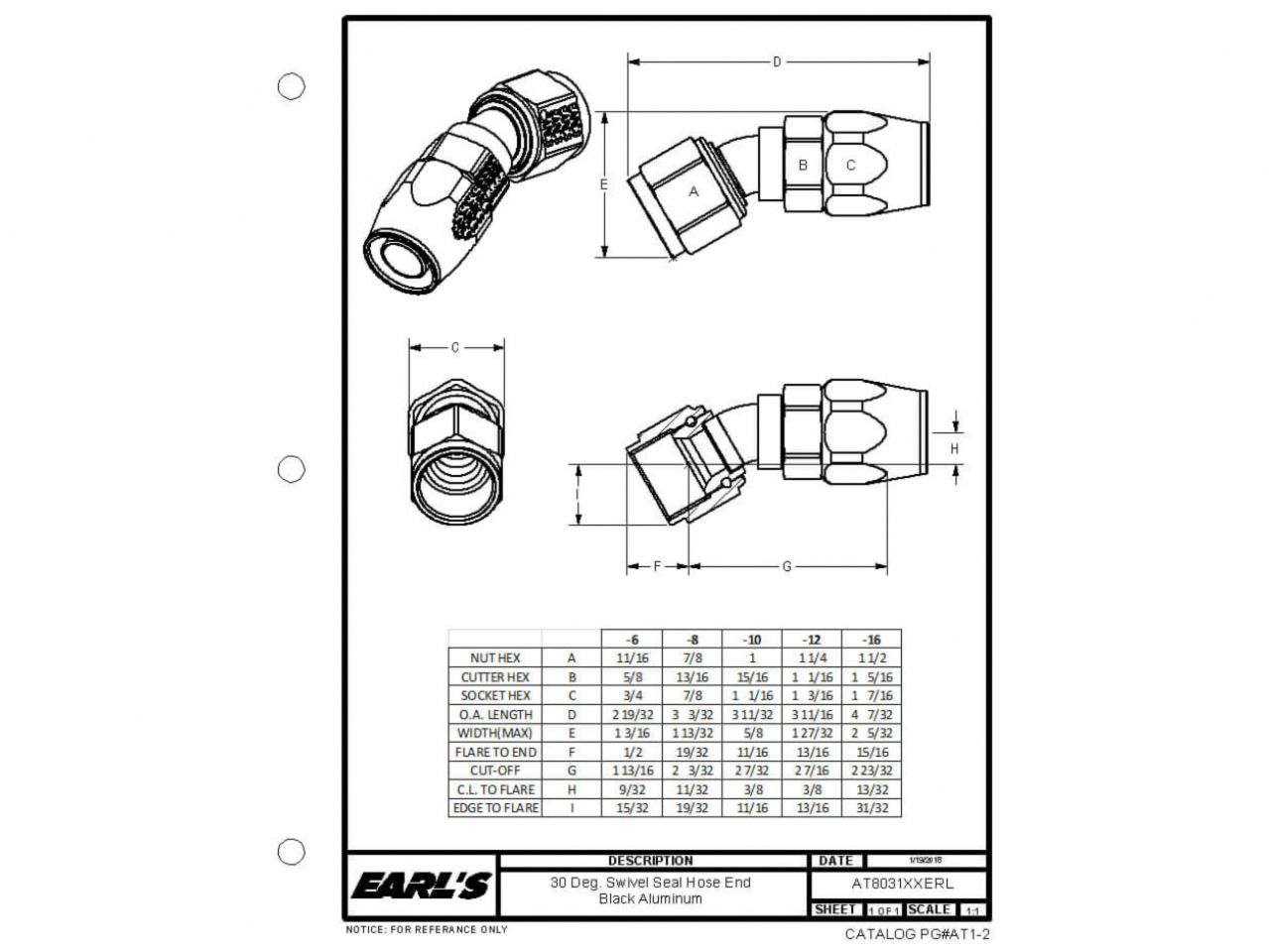 Earl's -16 30 Tube AN-Tuff S-Seal