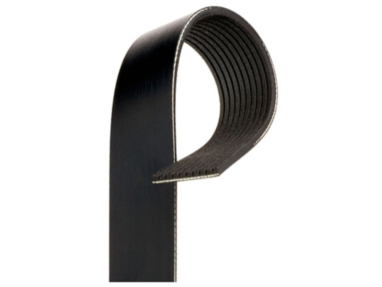 Gates K08 1.087in x 67.49in Racing Performance Micro-V Belt - Black