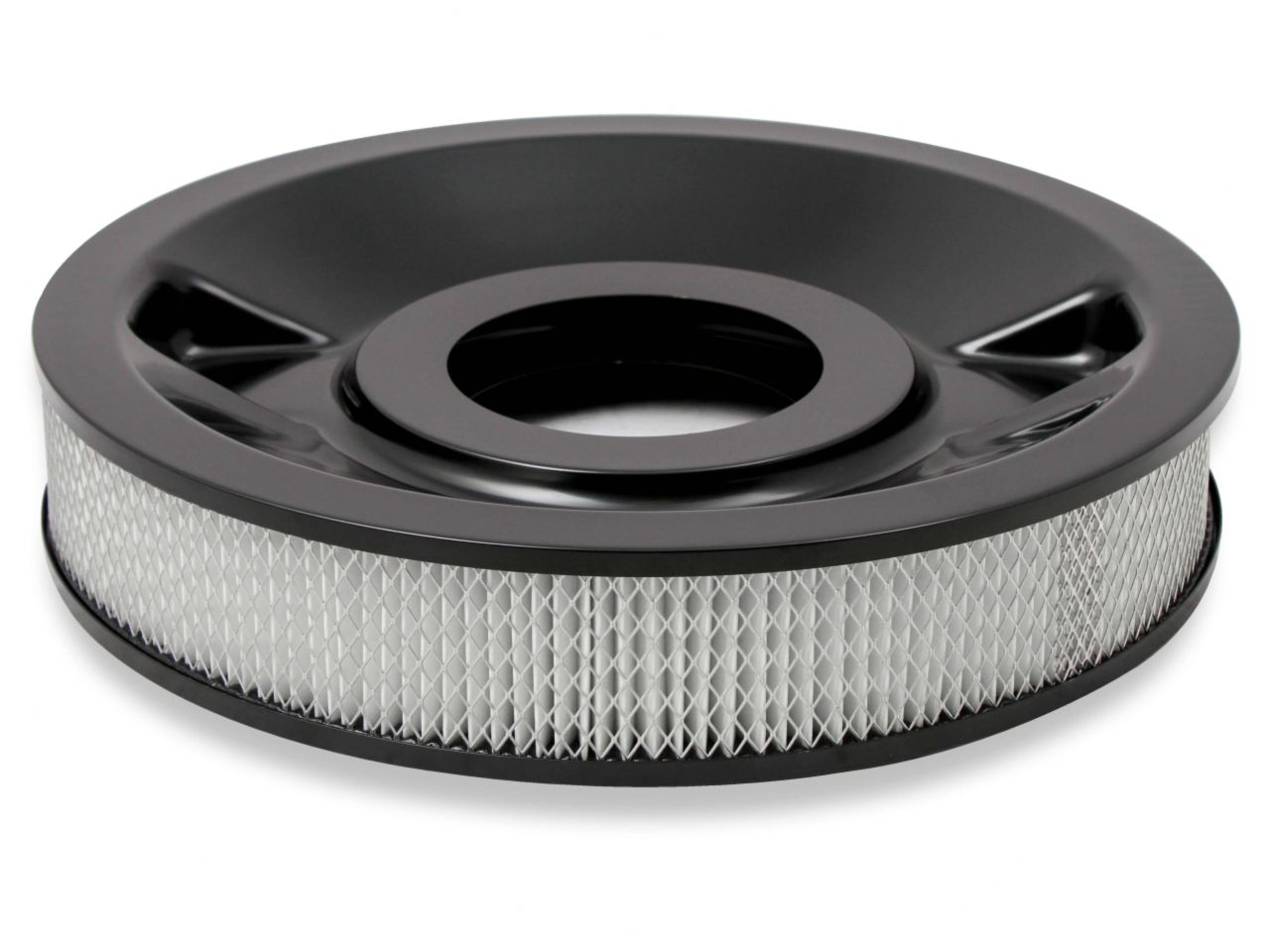 Holley 4150 Drop Base Air Cleaner Black w/3" Paper Filter