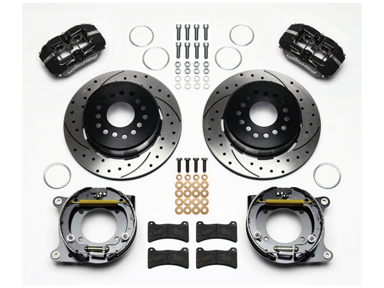 Wilwood FDP-LP 11.00" P-Brake Kit,Drilled,55-57 Chevy 2.34"Offset