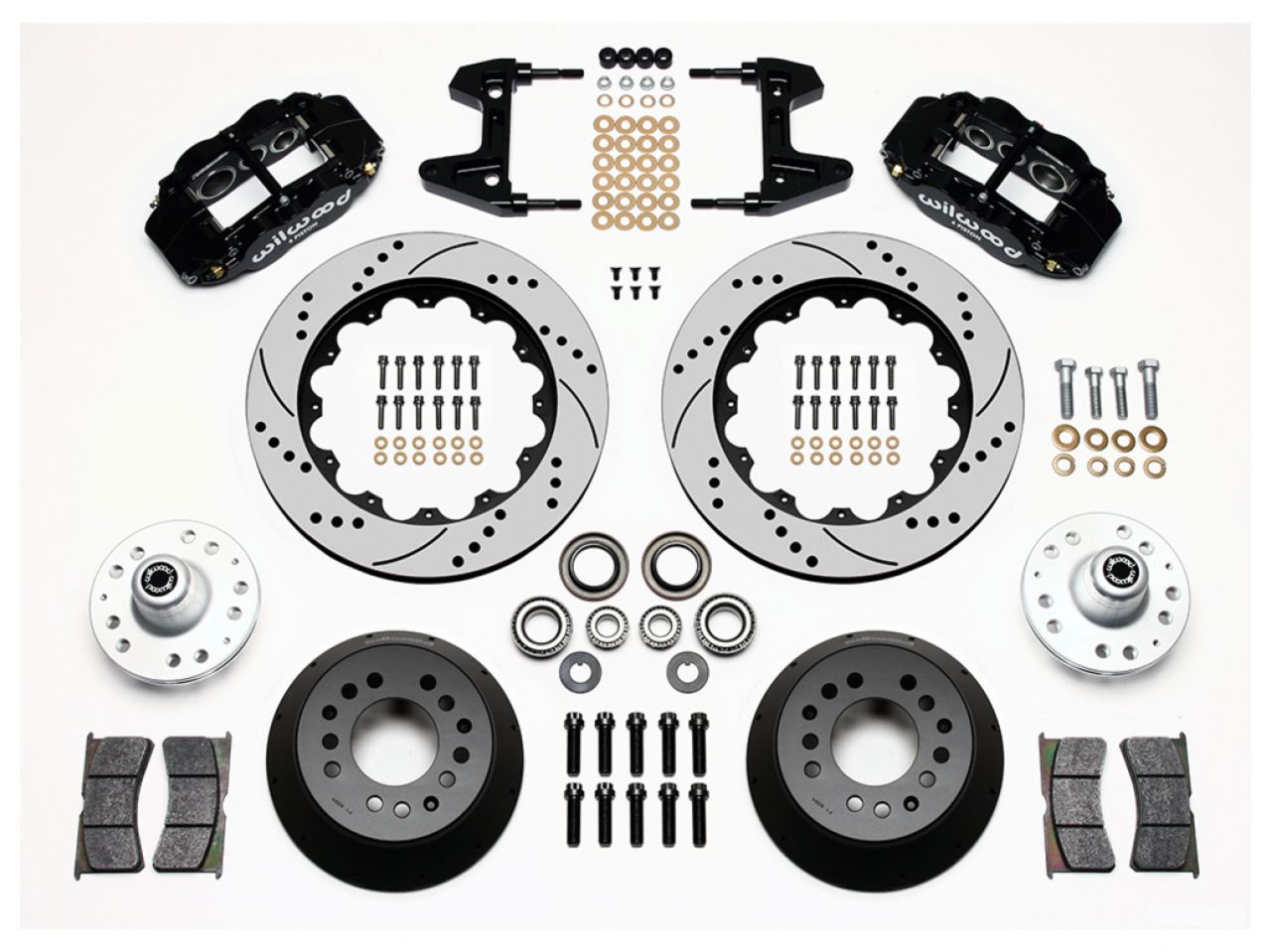 Wilwood FNSL6R Front Hub Kit,14.00",Drilled 74-80 Pinto/Mustang II Disc