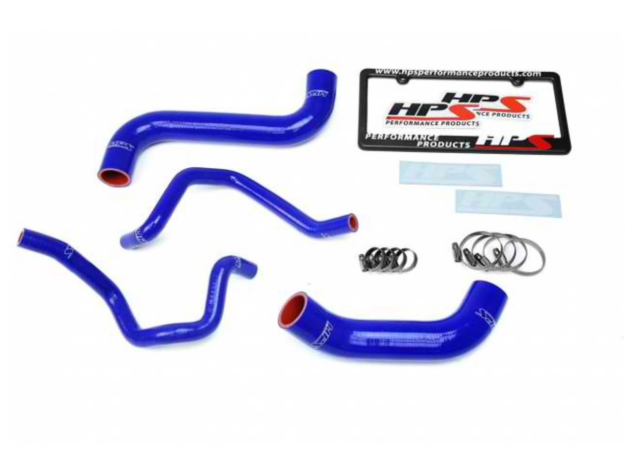 HPS Blue Reinforced Silicone Radiator + Heater Hose Kit Subaru 2006-2007 Impreza 2.5L Non Turbo Left Hand Drive