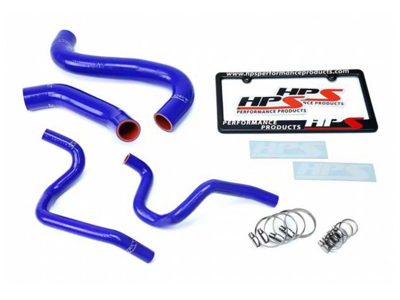 HPS Blue Reinforced Silicone Radiator + Heater Hose Kit Subaru 2002 Impreza 2.5L Non Turbo Left Hand Drive