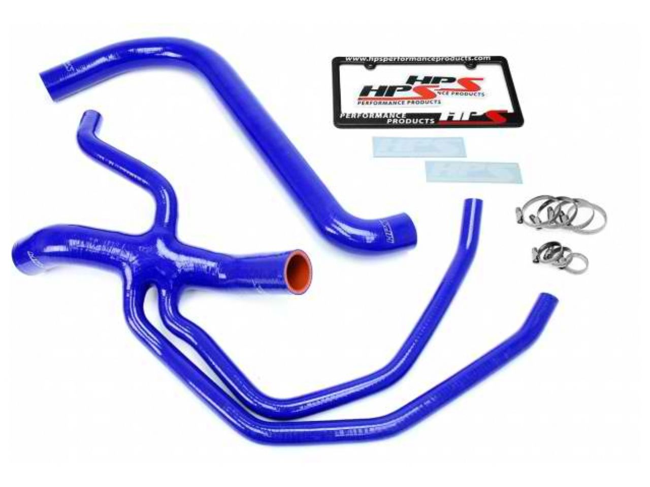 HPS Blue Reinforced Silicone Radiator Hose Kit Coolant Ford 99-03 F150 Lightning 5.4L V8