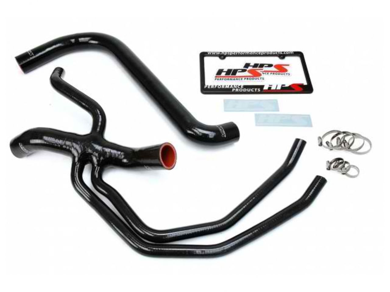 HPS Black Reinforced Silicone Radiator Hose Kit Coolant Ford 99-03 F150 Lightning 5.4L V8