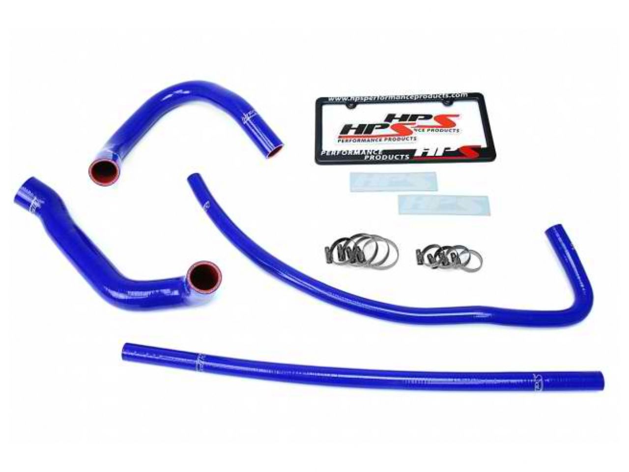 HPS Blue Reinforced Silicone Radiator + Heater Hose Kit Jeep 93-98 Grand Cherokee 4.0L I6 Left Hand Drive