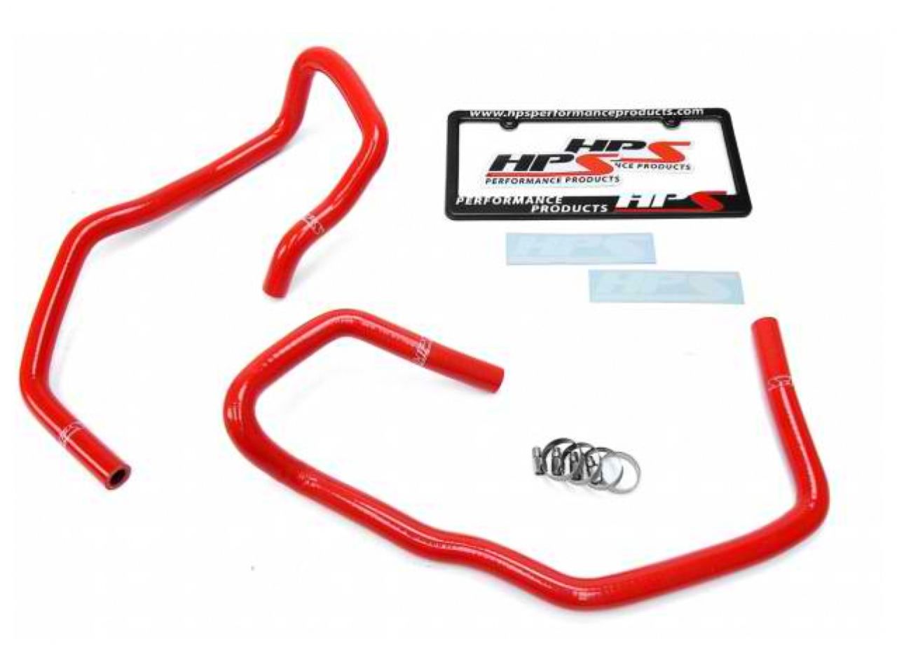 HPS Red Reinforced Silicone Heater Hose Kit Coolant Toyota 10-17 4Runner 4.0L V6