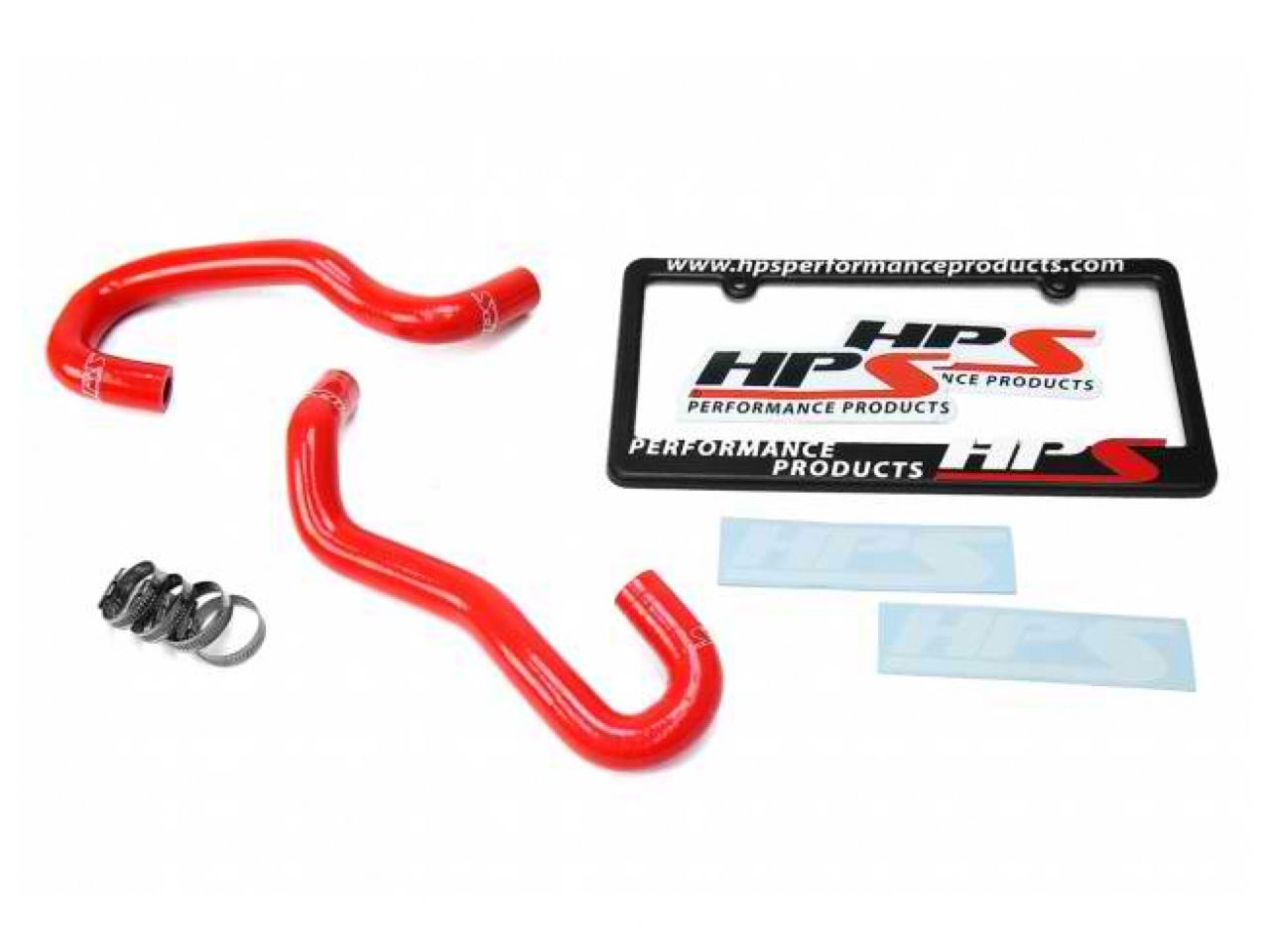 HPS Red Reinforced Silicone Heater Hose Kit Coolant Toyota 07-10 Tundra 4.0L V6