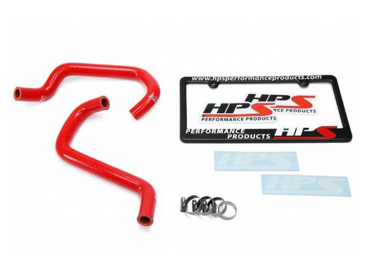 HPS Red Reinforced Silicone Heater Hose Kit Coolant Toyota 11-15 Tundra 4.0L V6