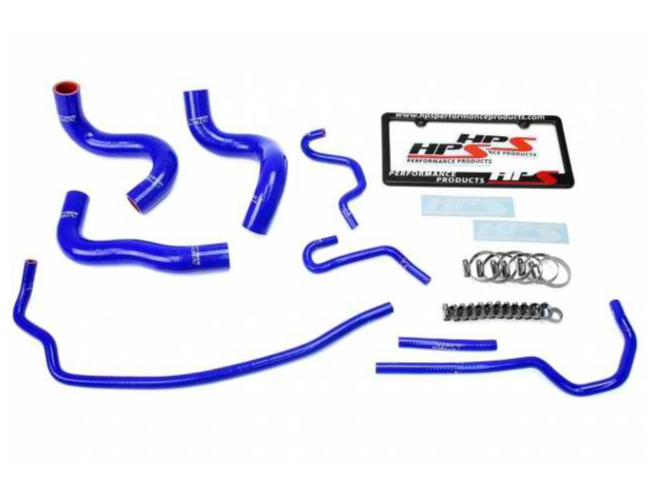 HPS Blue Reinforced Silicone Radiator Hose Kit Coolant Toyota 09-13 Corolla 1.8L