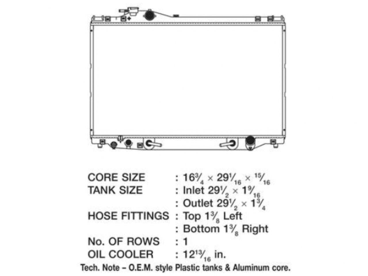 CSF Lexus SC 300;Radiator