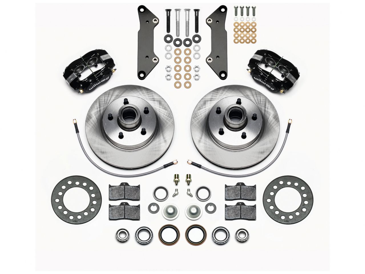 Wilwood Kit,Front,Cadillac 57-60,FDL-M,11.88 RTR,Blk,w/Lines