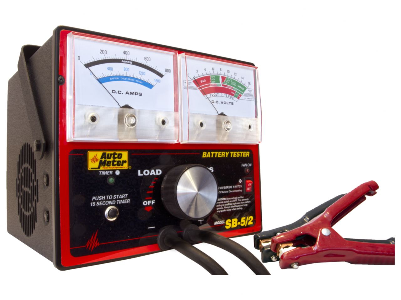 Autometer Battery Tester,800 Amp w/Unloader