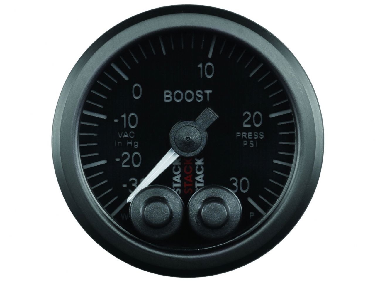 Autometer Gauge Boost Pro-Cntrl 52mm Blk -30inHg-30psi