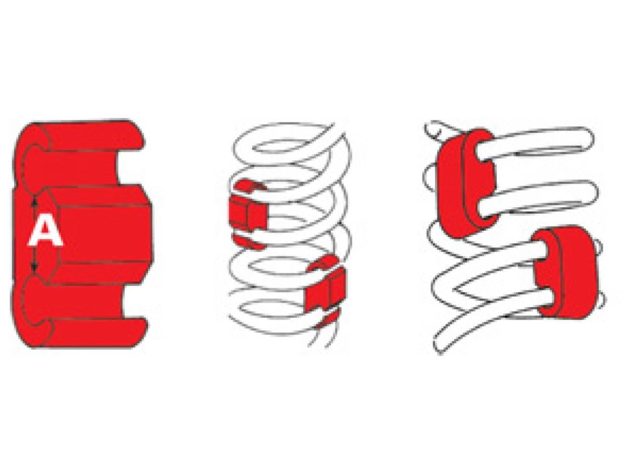 SPC Performance Coil Spring Stabilizer (Set of 4)