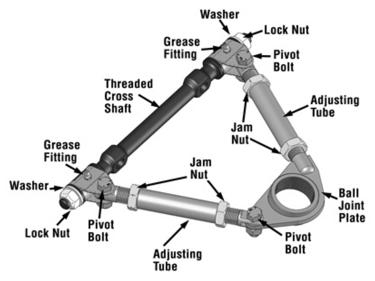 SPC Performance Pro Series Front Adjustable Upper Control Arm(Chrysler Thread-In)