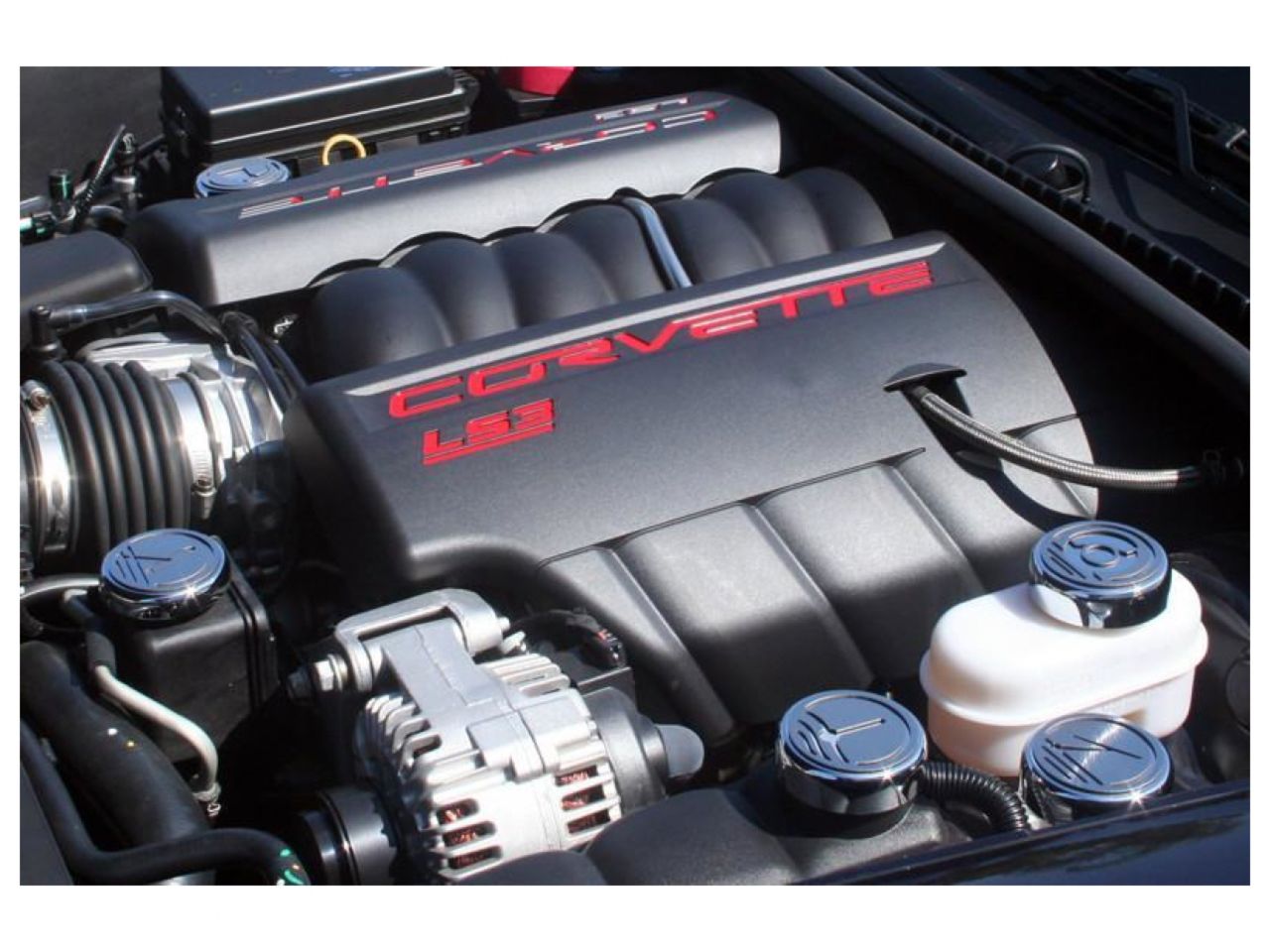 American Car Craft (ACC) Distributor Cap Cover;05-13 C6 Corvette Executive Series Fluid Cap