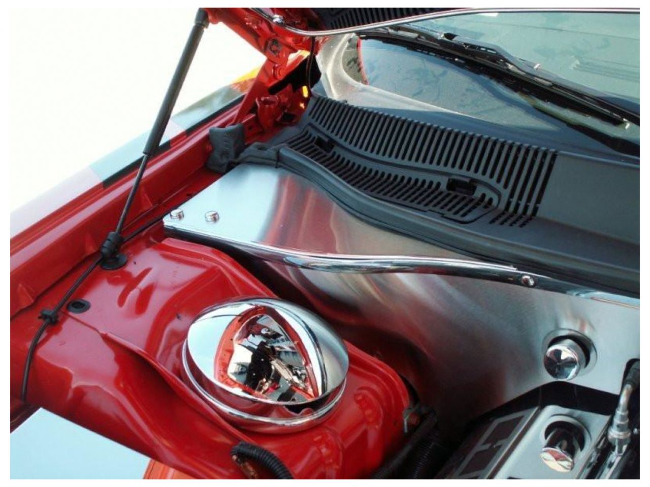 American Car Craft (ACC) Engine Dress Up Kit;Challenger 5.7L and 6.1L SRT 8 Firewall Extensions