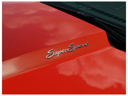 American Car Craft (ACC) Emblem Set;Camaro "Super Sport" Emblems 2Pc