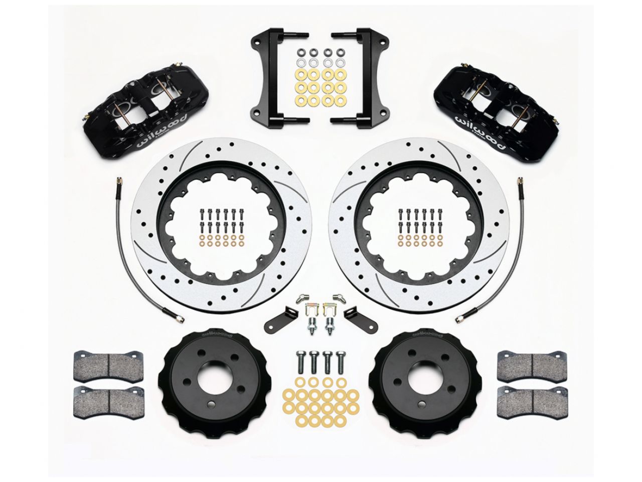 Wilwood Kit,Front,Mustang,2015-UP,Aero6,15.00 Rotor,SRP,w/Lines