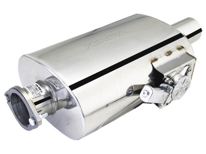 XForce Varex Universal Oval 5"X8",15" Body Length, ,2.5"Flanged Inlet