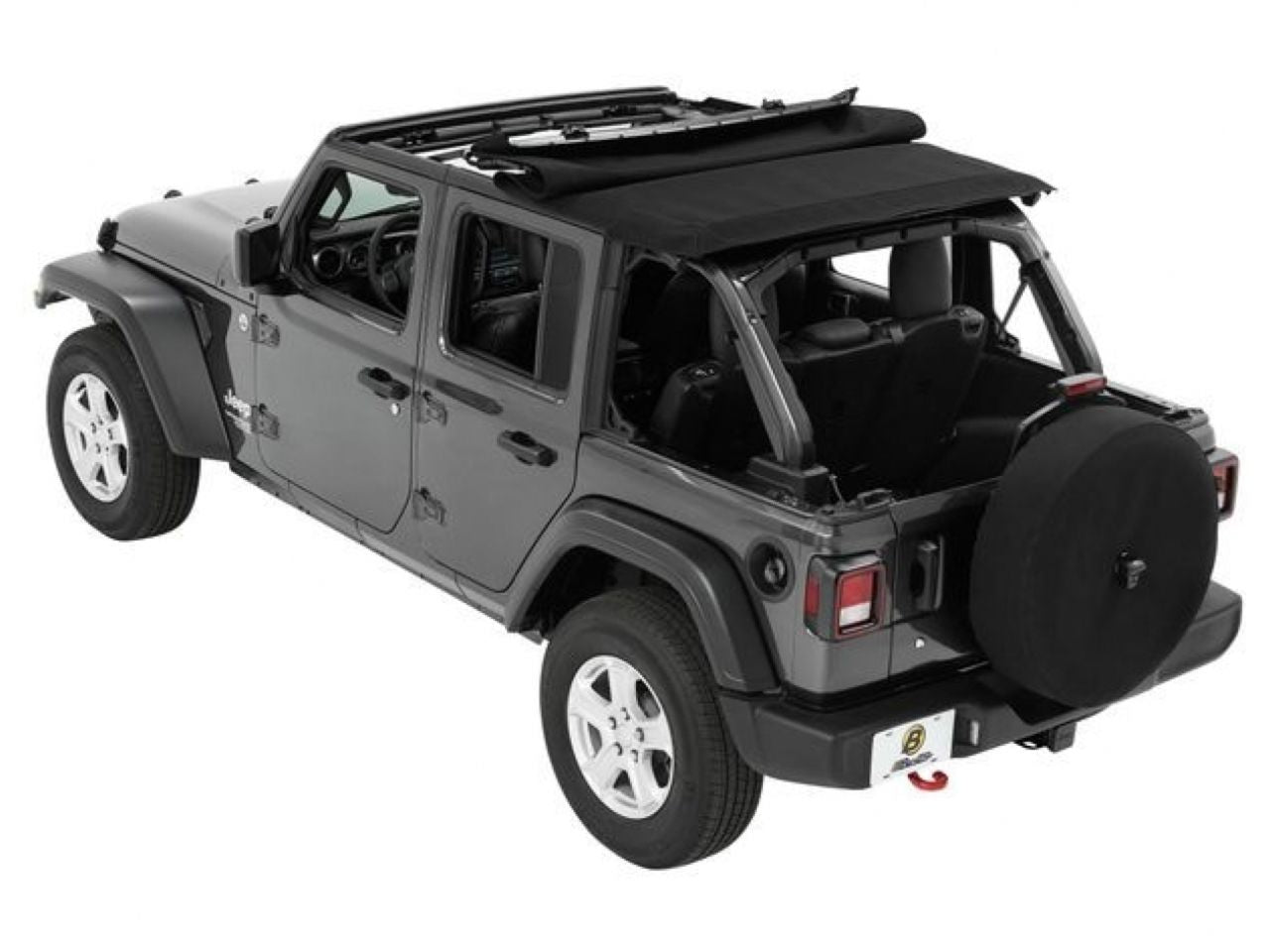 Bestop Soft Top; All New Trektop NX; Black Diamond; Fabric