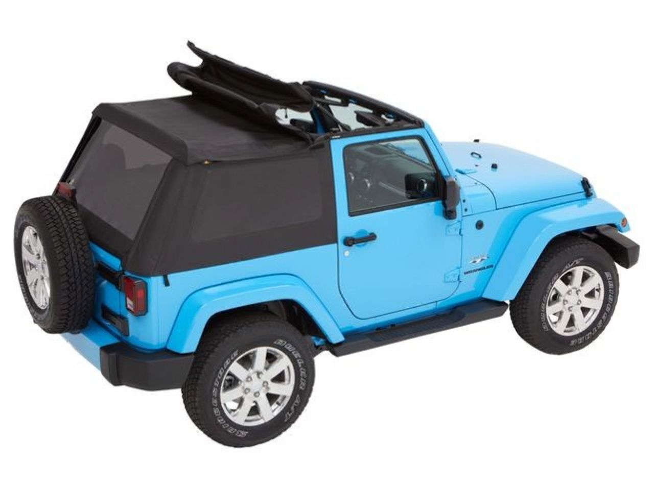 Bestop Soft Top; All New Trektop NX; Black Diamond; Fabric