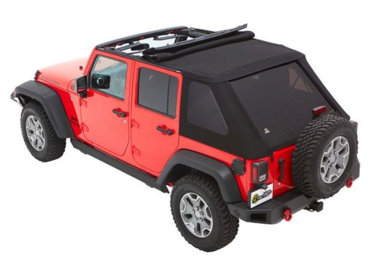 Bestop Soft Top; All New Trektop NX; Black Twill; Fabric; Uses Factory Doors;