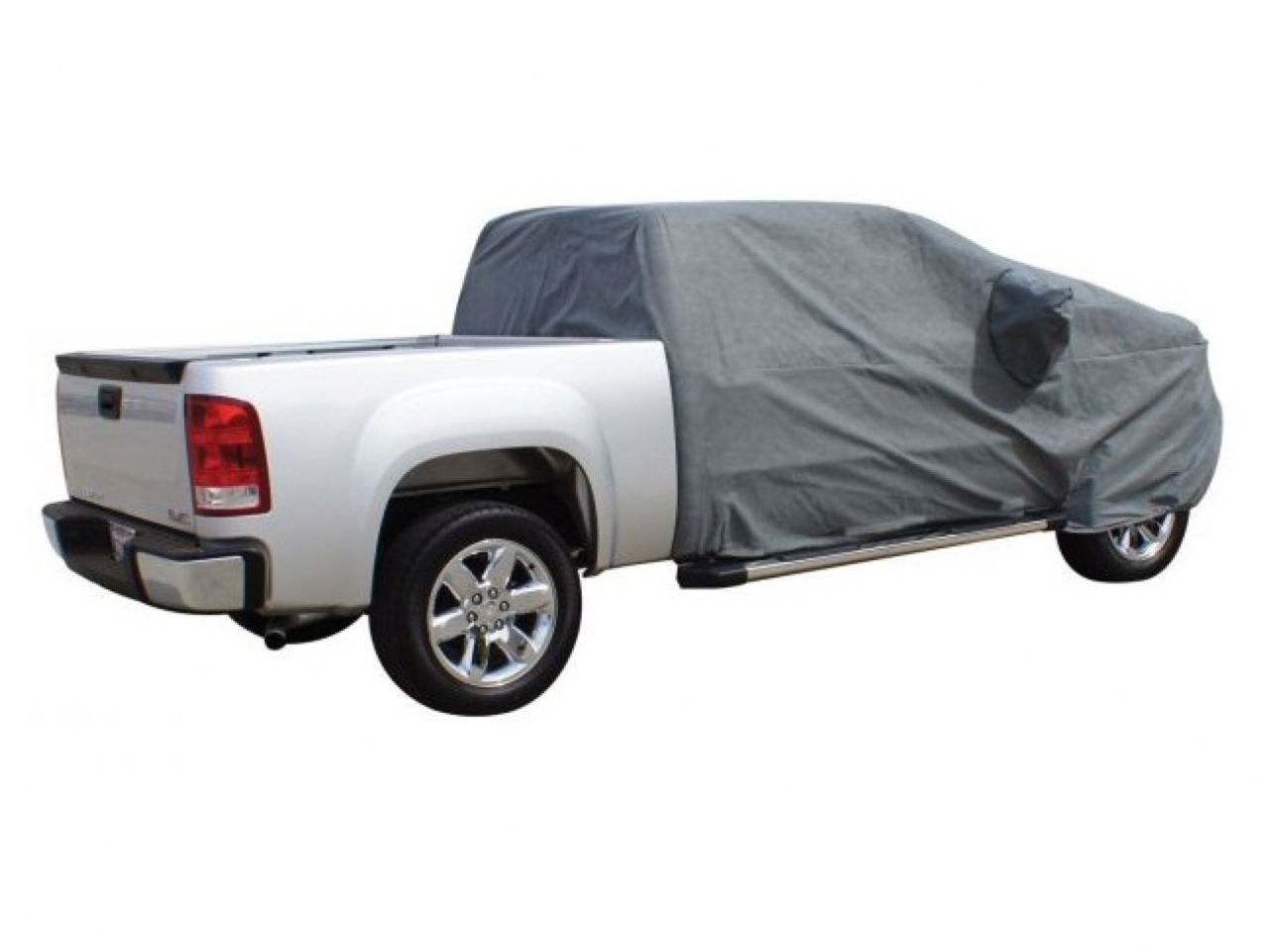 Rampage Universal Easyfit 4-Layer Polypropylene Extended Cab Truck Cover, Grey