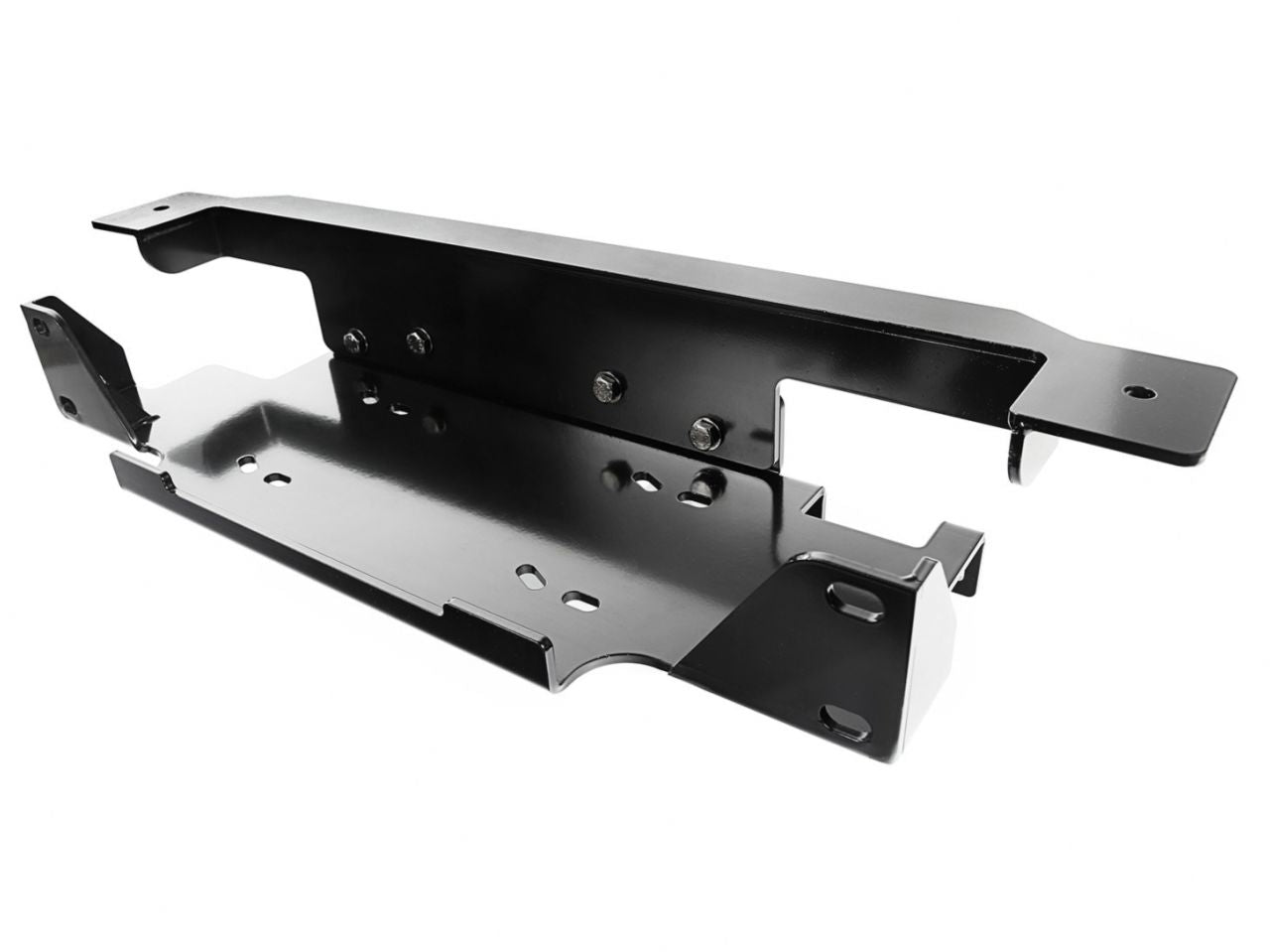 Rugged Ridge Winch Mounting Plate,Stamped Bumper,Steel,;13-18 Jeep Wrangler JK