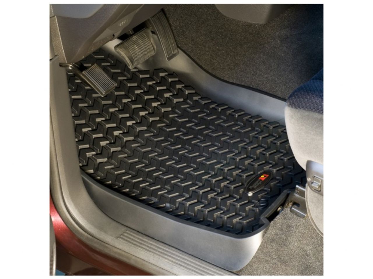 Rugged Ridge All Terrain Floor Liner,Front Pair,Black;02-11 Ram 1500-3500