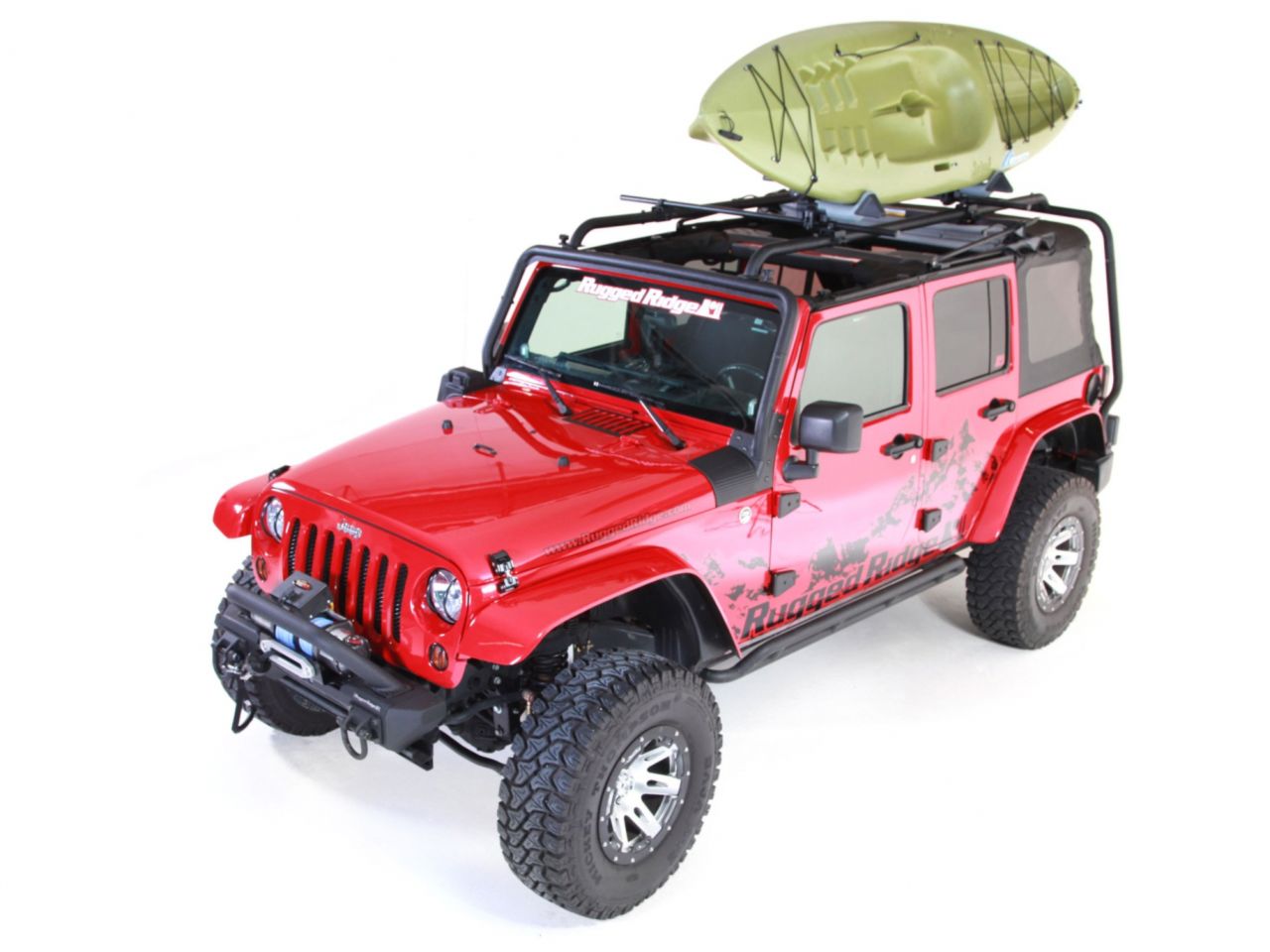 Rugged Ridge Sherpa Roof Rack;07-18 Jeep Wrangler JKU,4 Door