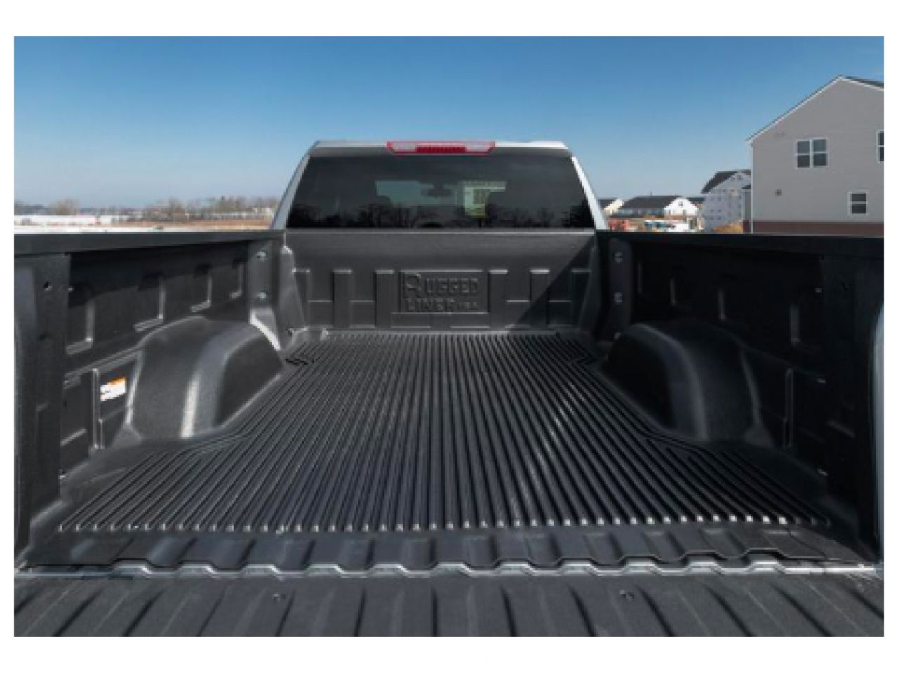 Rugged Liner Under Rail Bedliner 06-18 (19 Classic) Ram 8' w/ TG Spoiler w/o Cargo