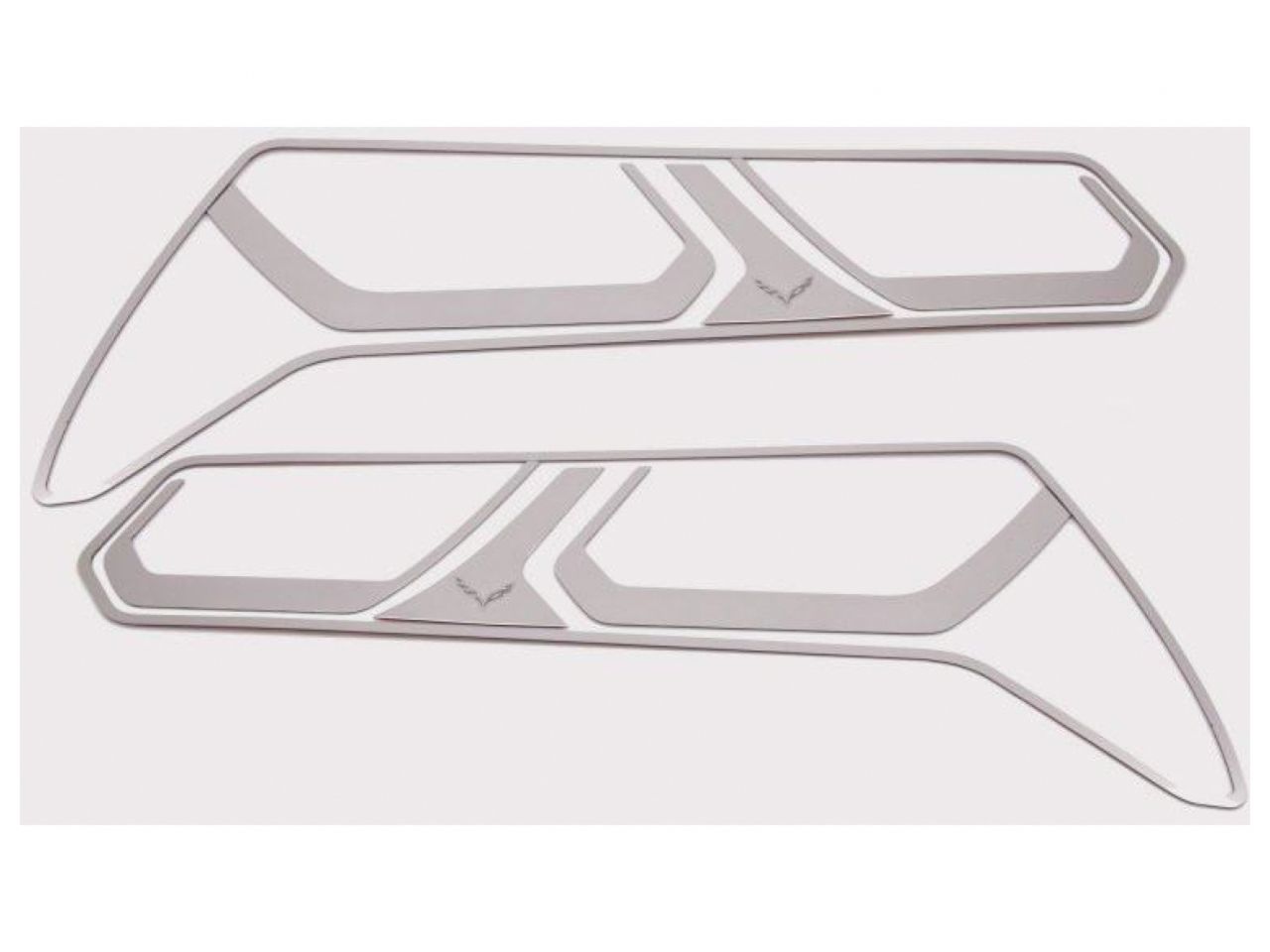 American Car Craft (ACC) 2014-2019 C7 Z06/Grand Sport-8pc Tail Light Bezel Trim w/Etched Emblem